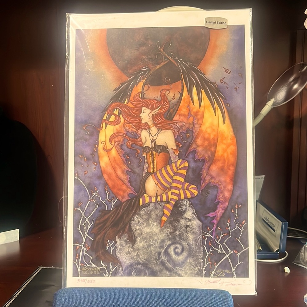 Amy Brown Another Eclipse Limited Edition Sold out Signed limited print